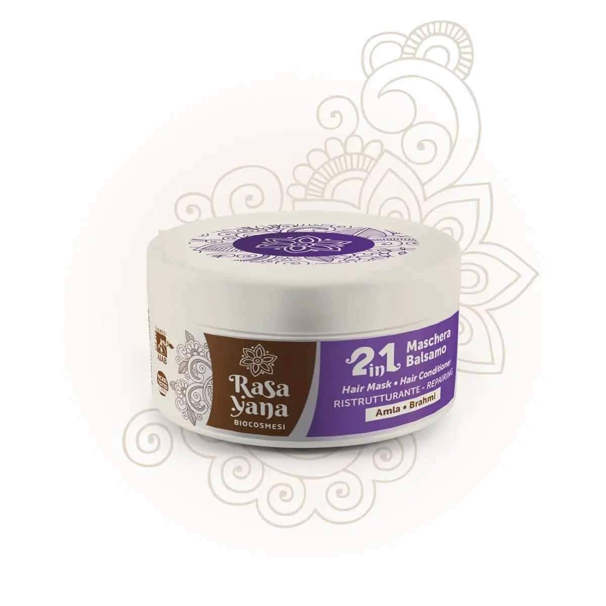 Rasayana Biocosmesi 2 in 1 Maschera Balsamo Hair Conditioner Ristrutturante-Conditioner-Beauty and hair supply