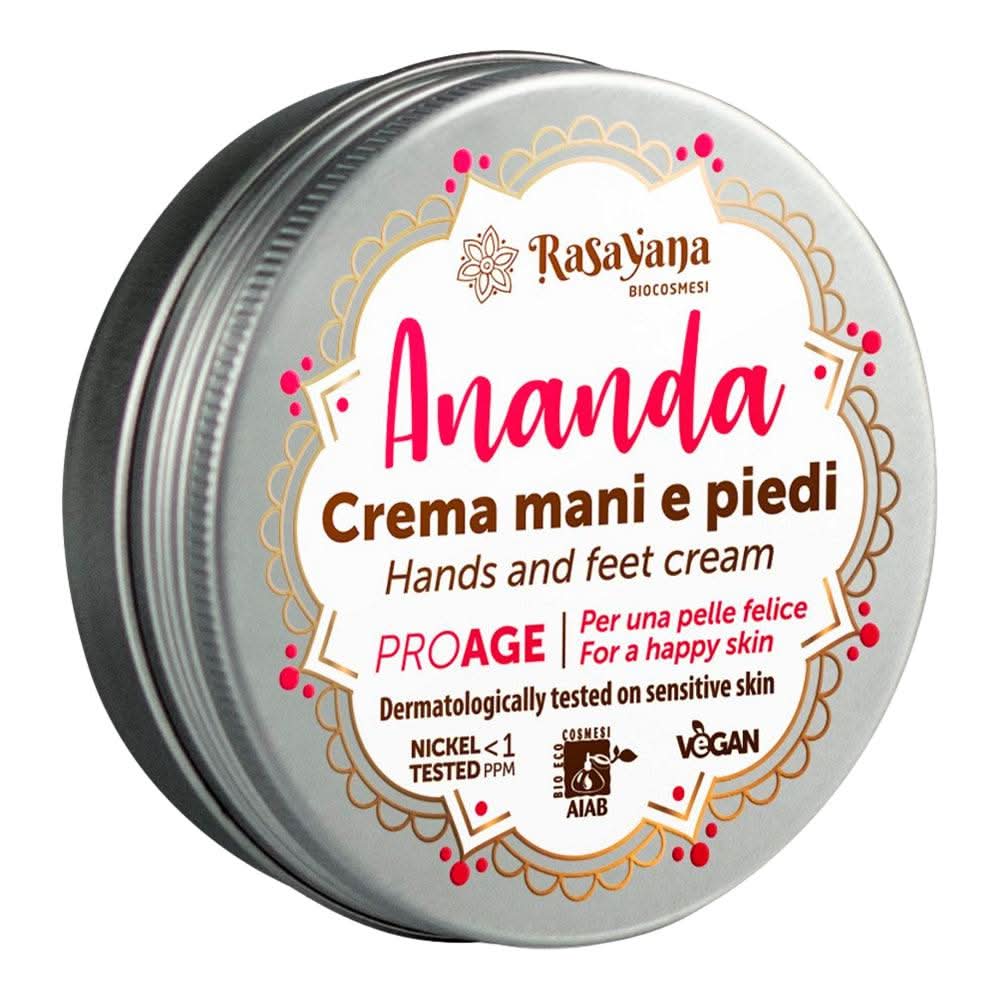 Rasayana Biocosmesi Ananda Hand & Foot Cream 60ml-Body Cream-Beauty and hair supply