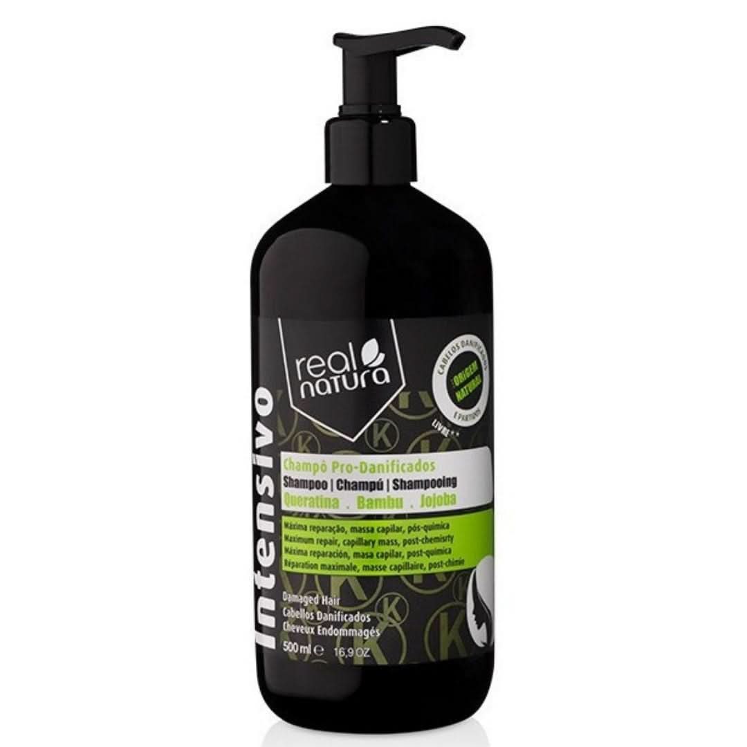 Real Natura Pro-Damaged Shampoo 500ml-Repairing Shampoo-Beauty and hair supply