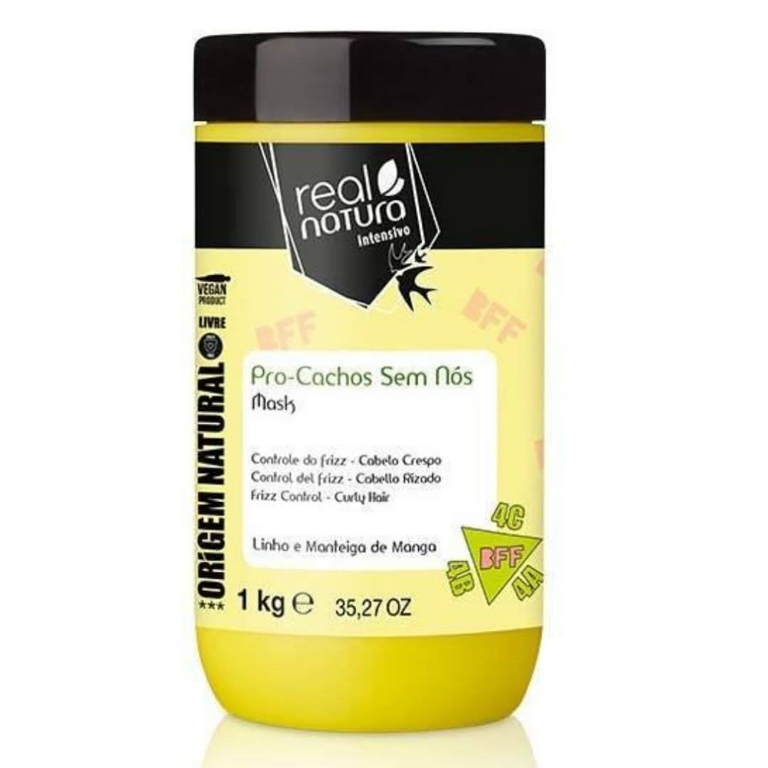 Real Natura Pro-Knotless Curls Mask 1kg-Hair Mask-Beauty and hair supply