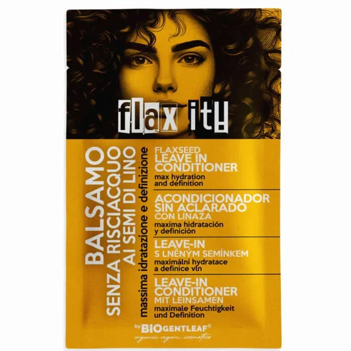 (Sachet) Bio Gentleaf Flax It Leave-In Conditioner with Flaxseed 7ml-Leave-in Conditioner-Beauty and hair supply