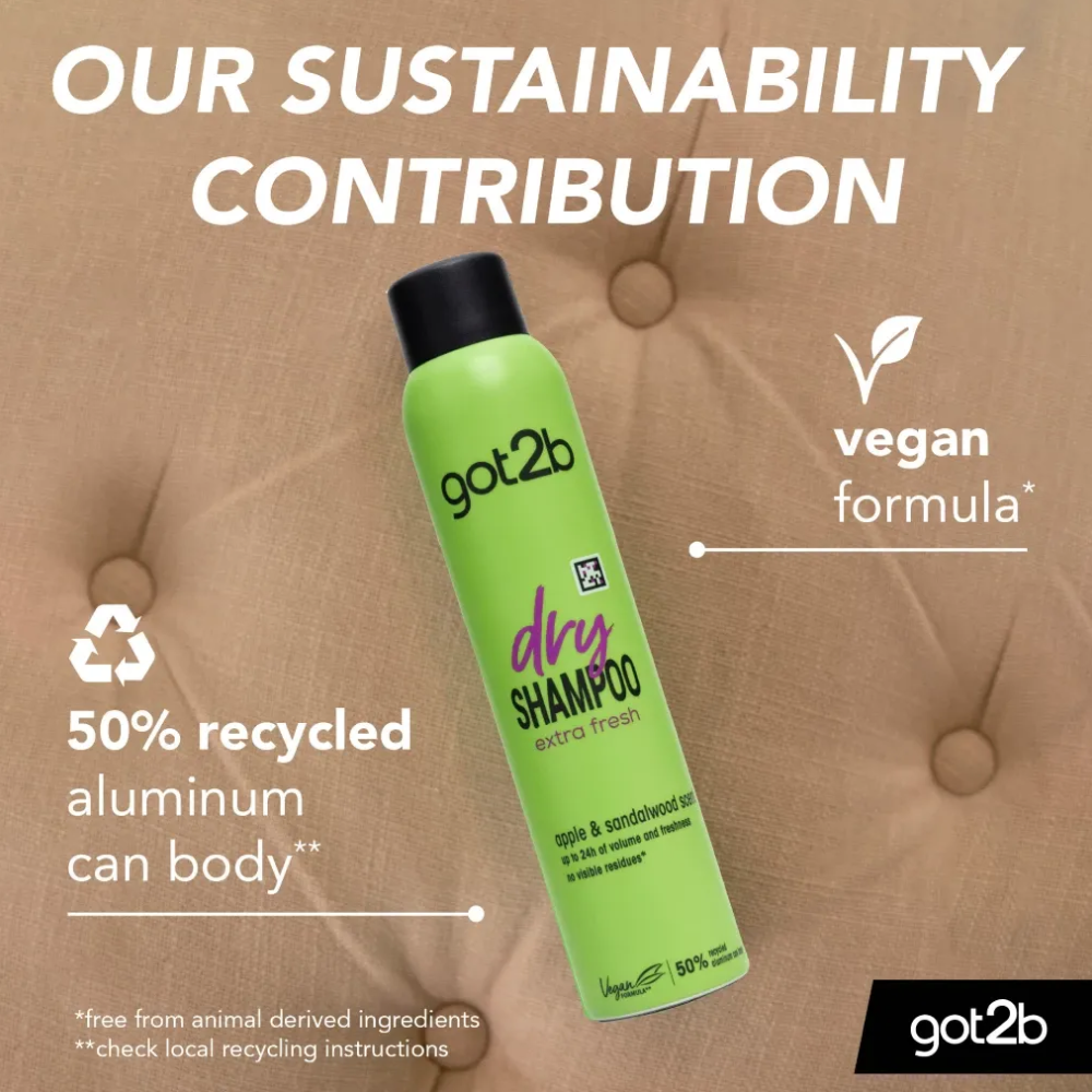 Schwarzkopf Got2b Dry Shampoo Extra Fresh 200ml-All-Beauty and hair supply