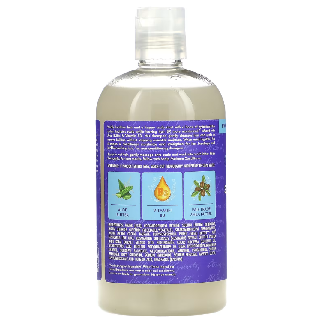 Shea Moisture Aloe Butter Scalp Moisture Shampoo 384ml-Moisturizing Shampoo-Beauty and hair supply