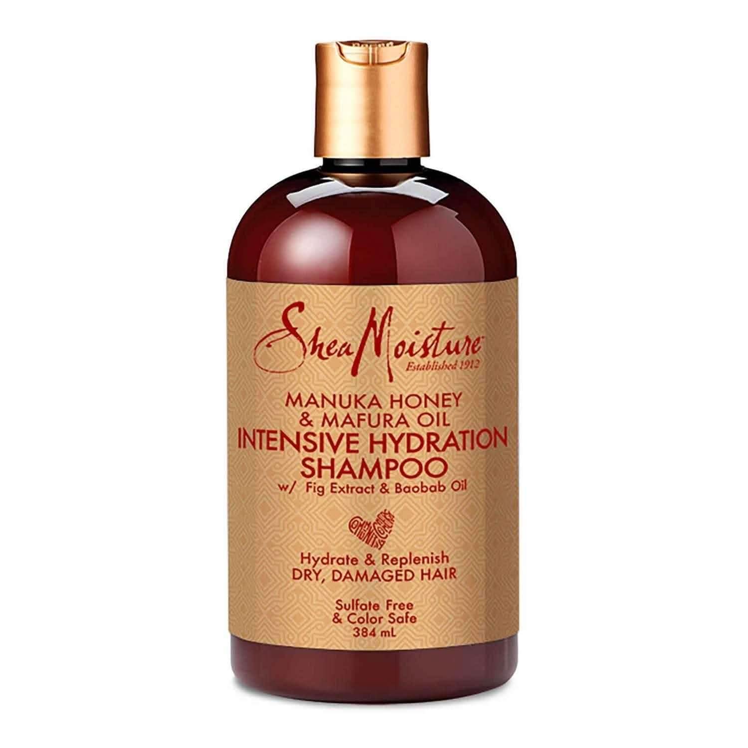 Shea Moisture Manuka Honey & Mafura Oil Intensive Hydration Shampoo 384ml-Gentle Shampoo-Beauty and hair supply