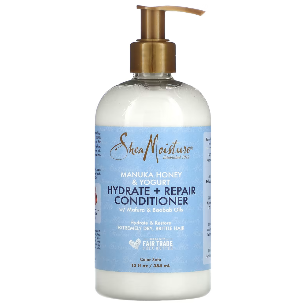 Shea Moisture Yogurt Hydrate & Manuka Honey + Repair Conditioner 384ml-Repairing Conditioner-Beauty and hair supply