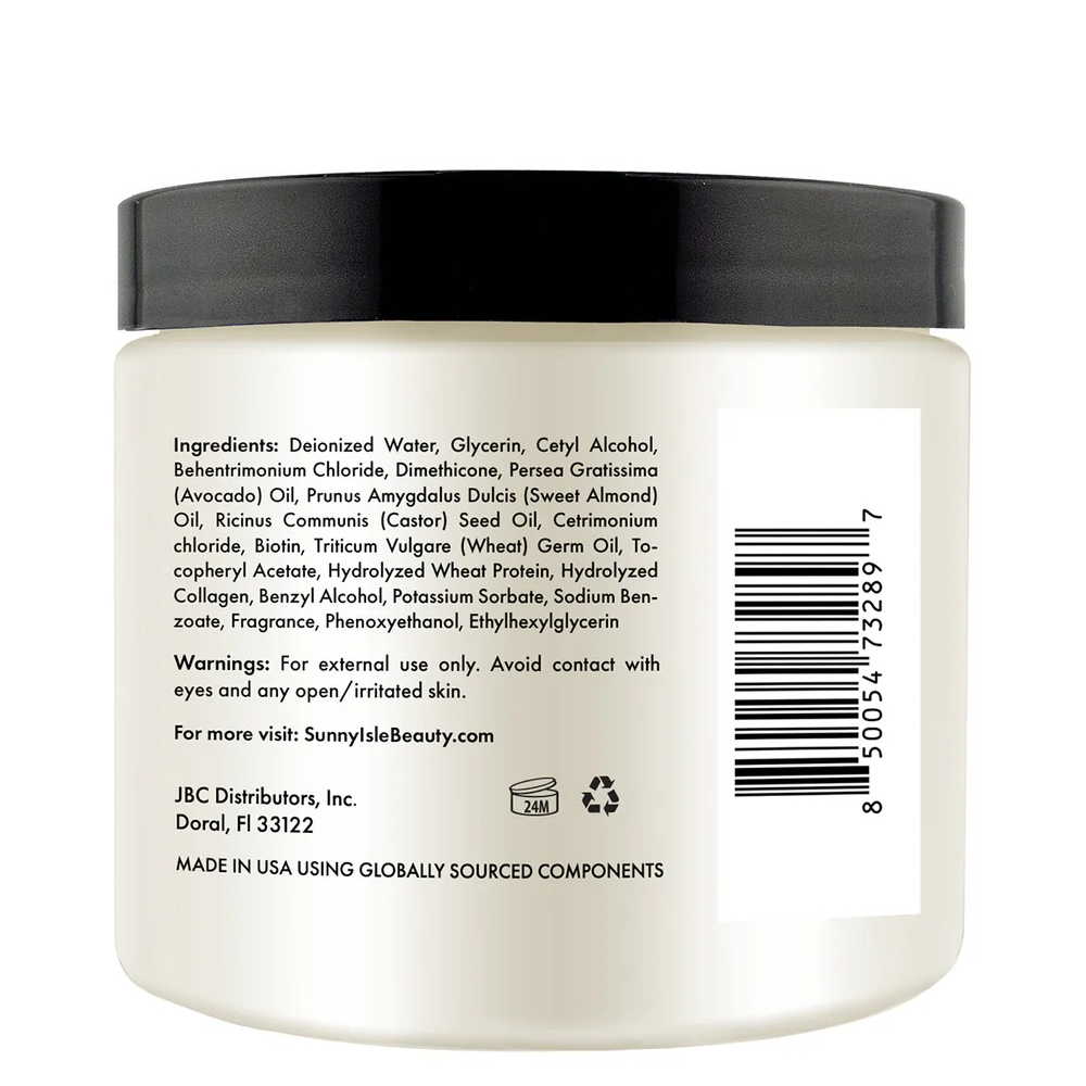 Sunny Isle Avocado & Collagen Nourishing Hydrating Repair Masque 473ml-All-Beauty and hair supply