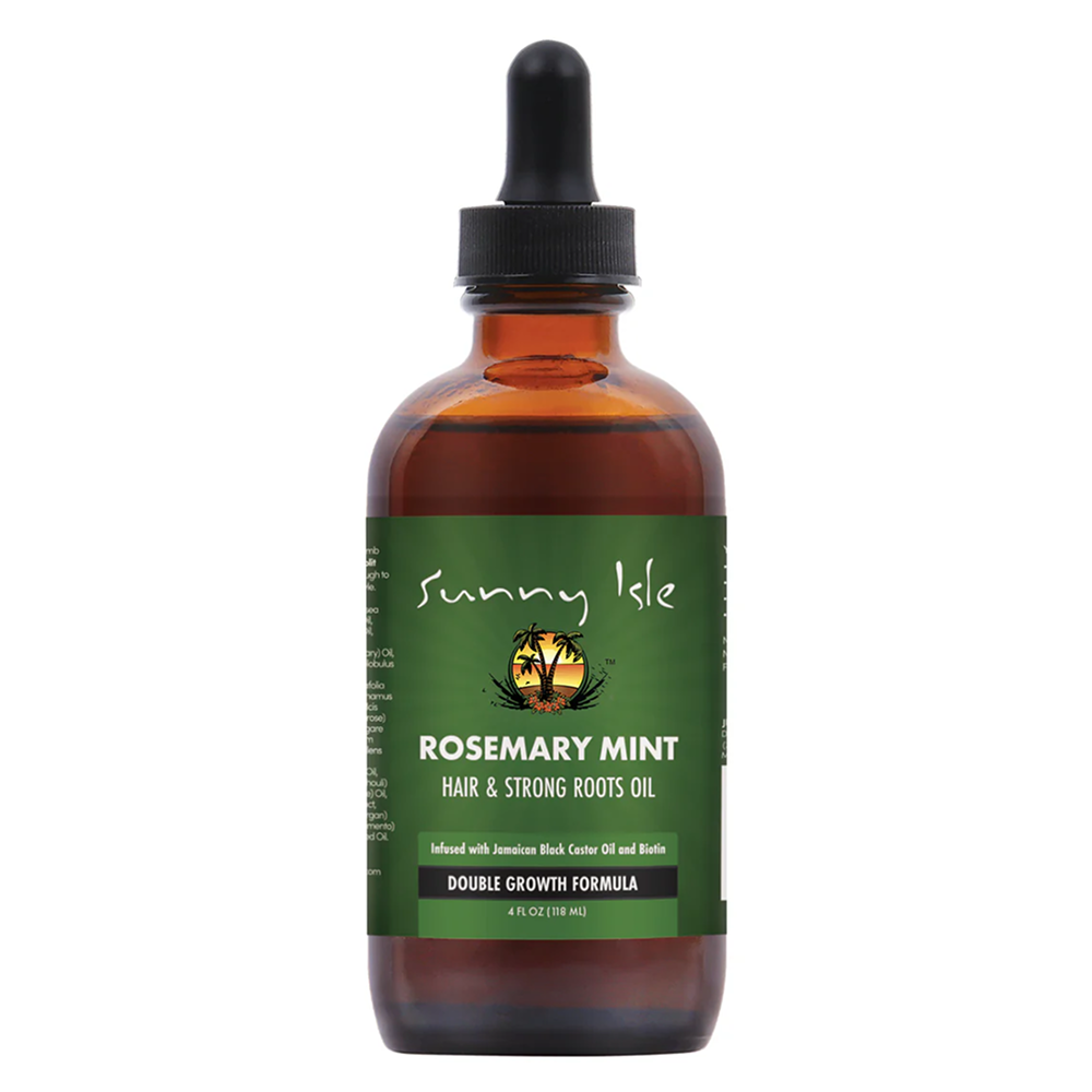 Sunny Isle Rosemary Mint & Strong Roots Oil 4oz-All-Beauty and hair supply