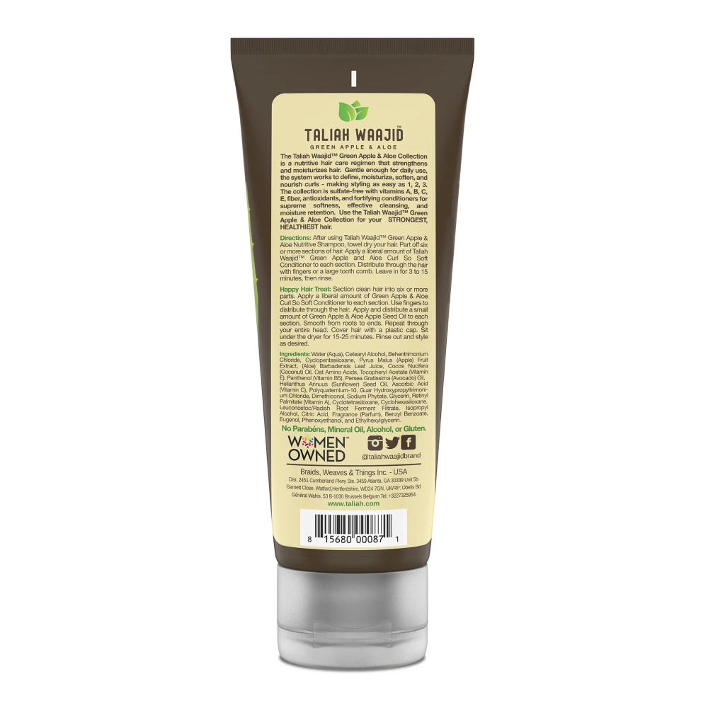 Taliah Waajid Apple & Aloe Curl So Soft Conditioner 10oz-All-Beauty and hair supply