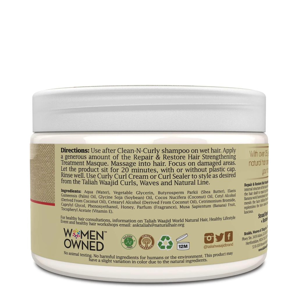 Taliah Waajid CWN Repair & Restore Mask 355ml-All-Beauty and hair supply