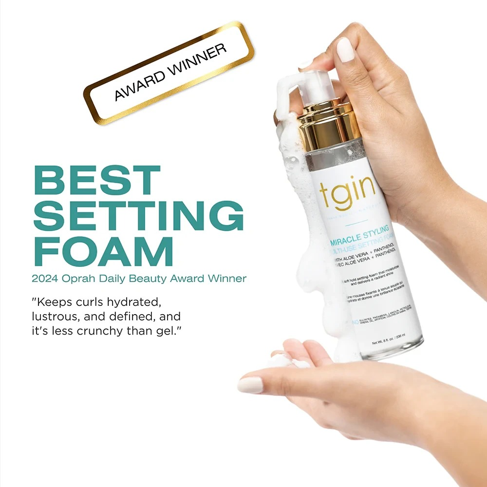 Tgin Miracle Styling Multi-Use Setting Foam 8oz-Hair Spray-Beauty and hair supply
