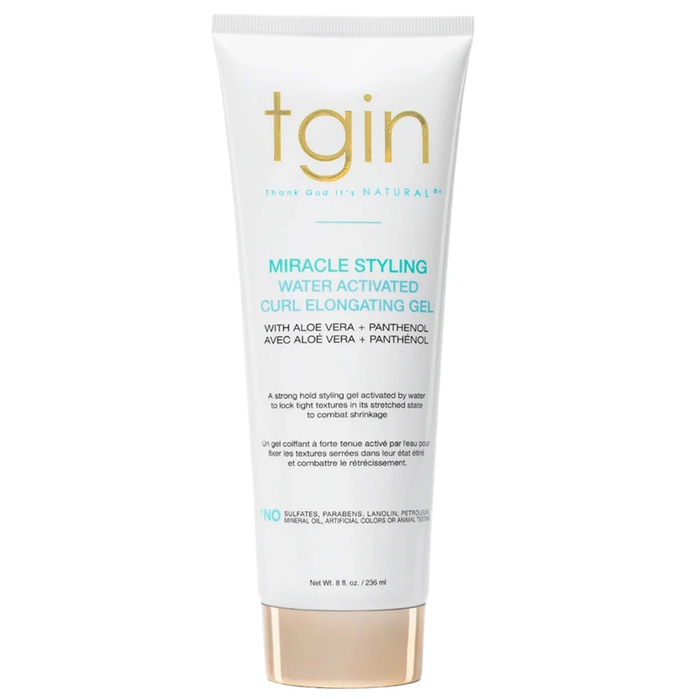 Tgin Miracle Styling Water Activated Curl Elongating Gel 8oz-Gel-Beauty and hair supply