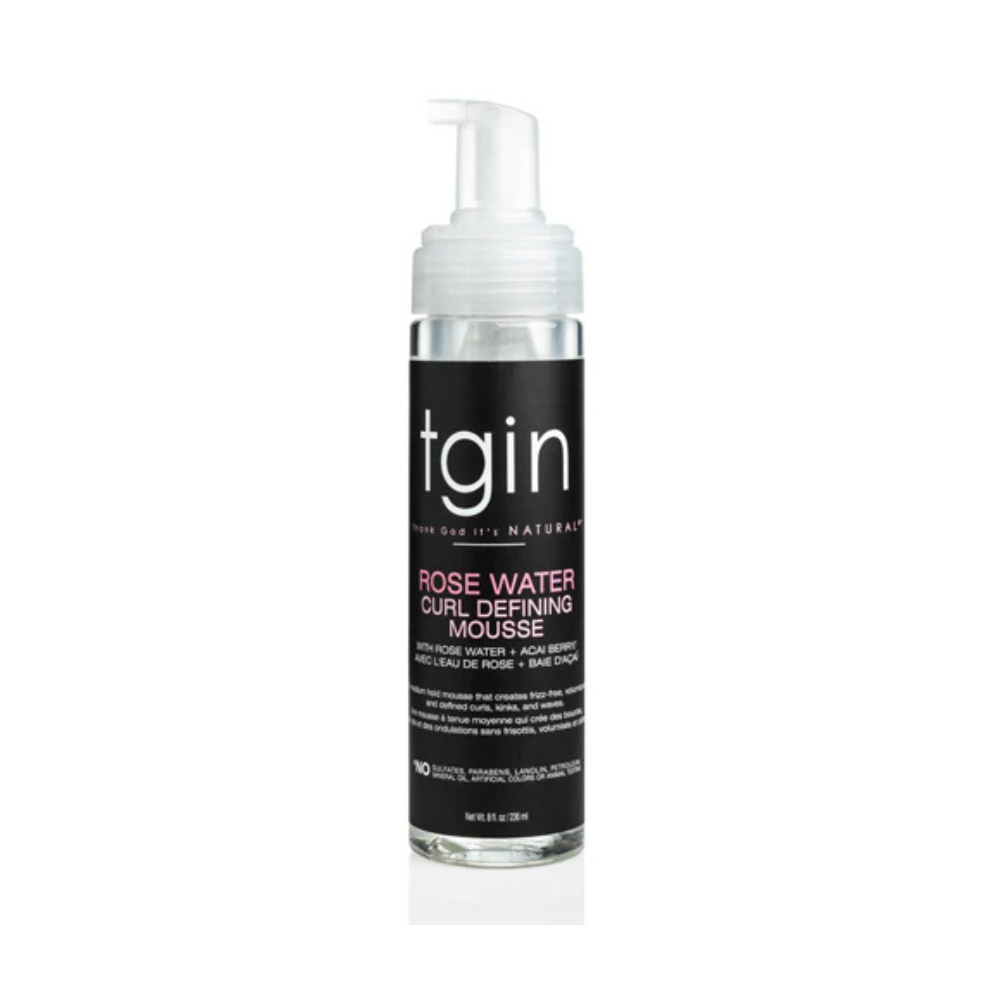 Tgin Rosewater Curl Defining Mousse-Hair Foam-Beauty and hair supply