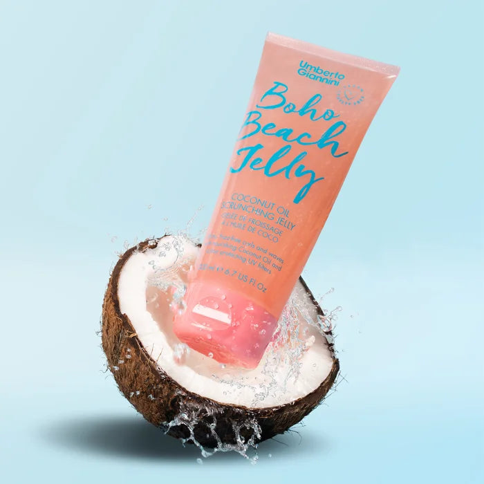 Umberto Giannini Boho Beach Jelly Coconut Oil Scrunching Jelly 200ml-Curl Defining Cream-Beauty and hair supply