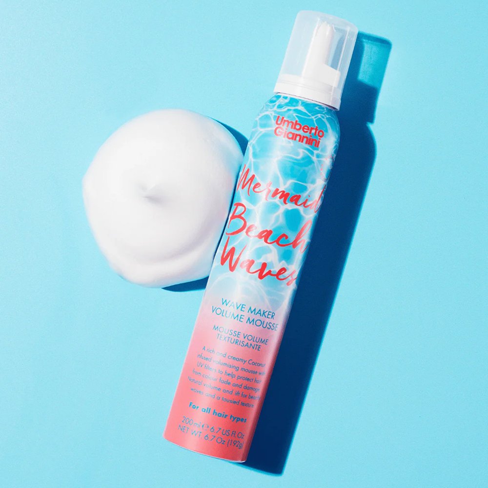 Umberto Giannini Mermaid Beach Waves Wave Maker Volume Mousse 200ml-Volumizing Mousse-Beauty and hair supply