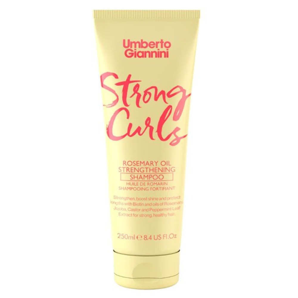 Umberto Giannini Strong Curls Rosemary Oil Shampoo 250ml-Moisturising Shampoo-Beauty and hair supply