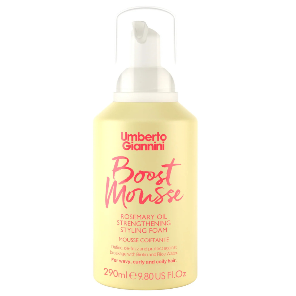 Umberto Giannini Strong Curls Rosemary Oil Strengthening Styling Foam 290ml-Hair Foam-Beauty and hair supply