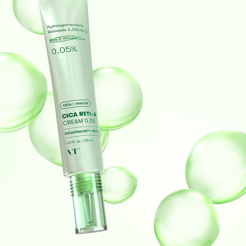 Vt Cosmetics Cica Reti-A Cream 0.05 Retinol Face Cream 30ml-Retinol Serum-Beauty and hair supply