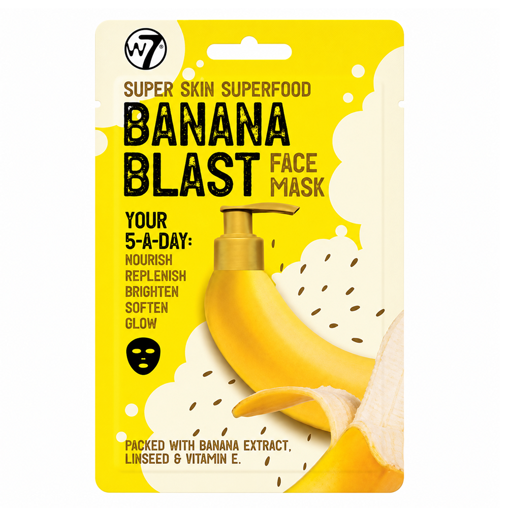 W7 Banana Blast Face Mask-All-Beauty and hair supply