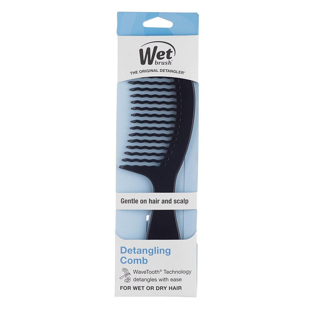 Wet Brush Cepillo Professional Pro Detangling Comb Black-Detangling Comb-Beauty and hair supply