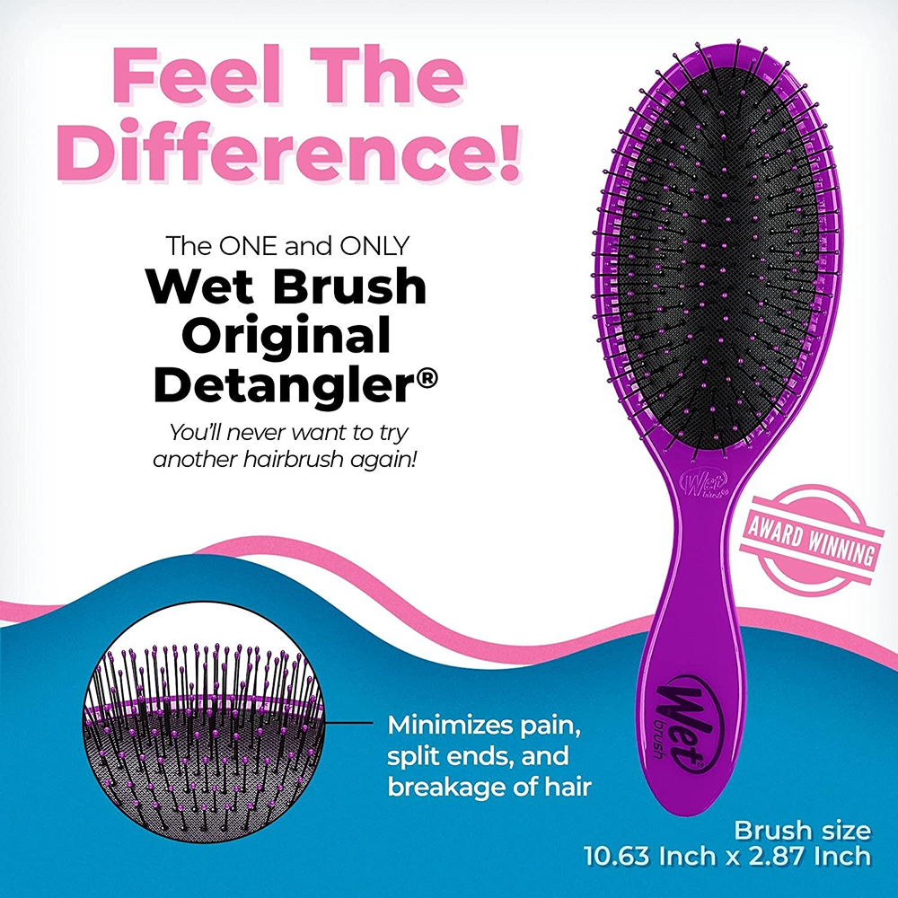 Wet Brush Original Detangler Purple-All-Beauty and hair supply