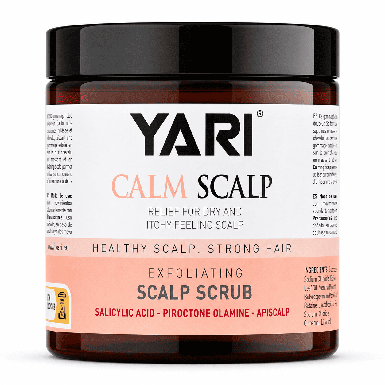 Yari Calm Scalp Dry & Itchy Exfoliating Scrub 250ml-All-Beauty and hair supply
