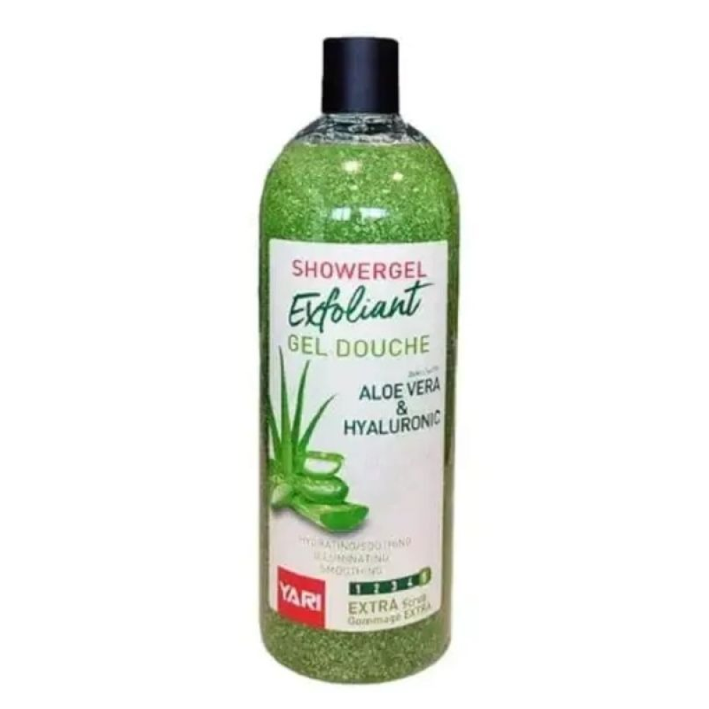 Yari Exfoliant Showergel Aloe Vera & Hyaluronic 1000ml-All-Beauty and hair supply