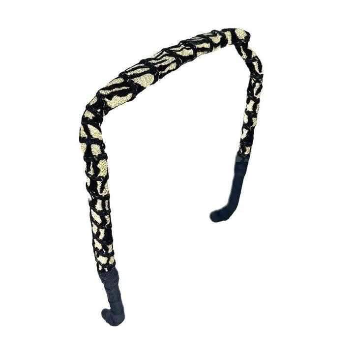 Zazzy Bandz Baige and Black Zebra-Headband-Beauty and hair supply