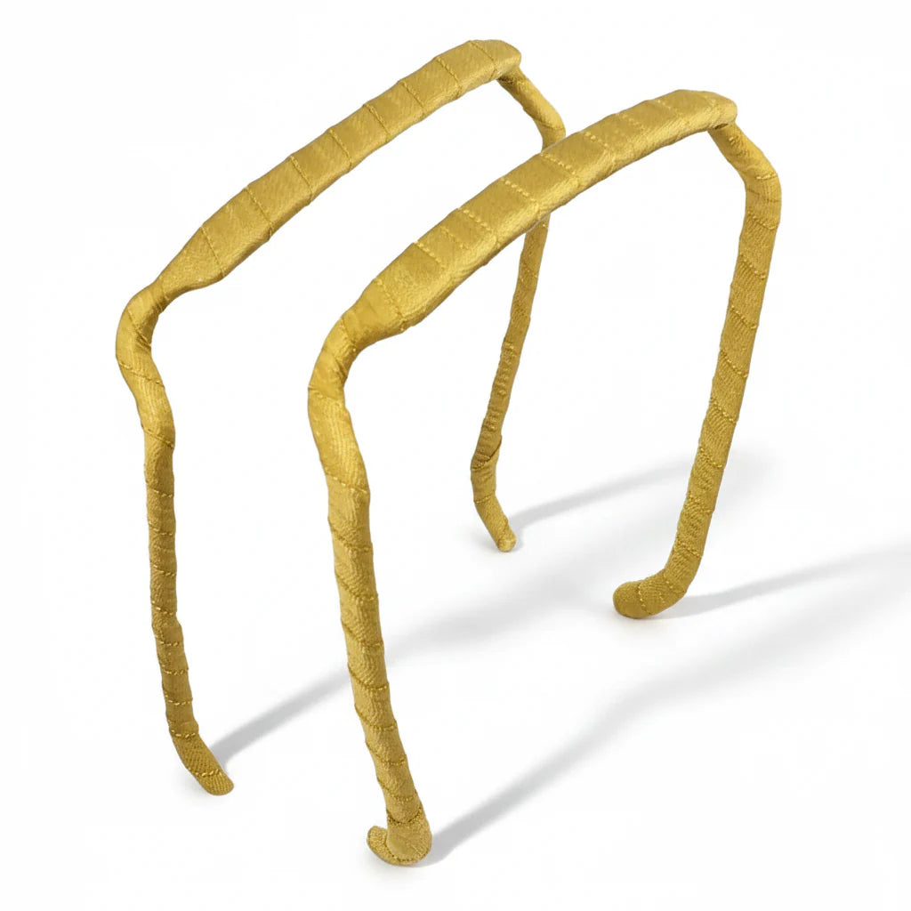 Zazzy Bandz Mustard Wrapped-Headband-Beauty and hair supply