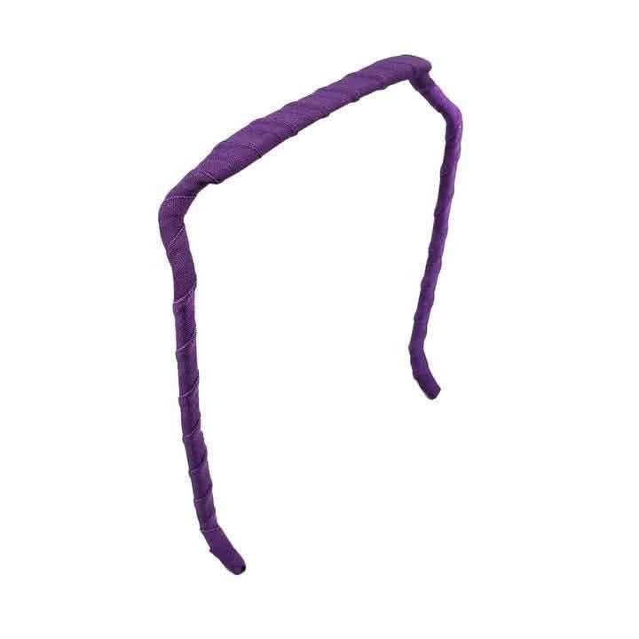 Zazzy Bandz Purple Wrapped-Headband-Beauty and hair supply