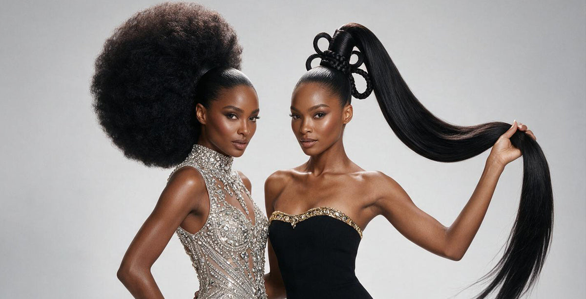 De Ultieme Gids voor Snelle & Trendy Paardenstaarten, Knotjes en Afro Puff Stijlen