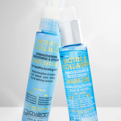 Giovanni Biotin and Collagen Strengthening, Smoothing and Styling Hair Serum 81ml