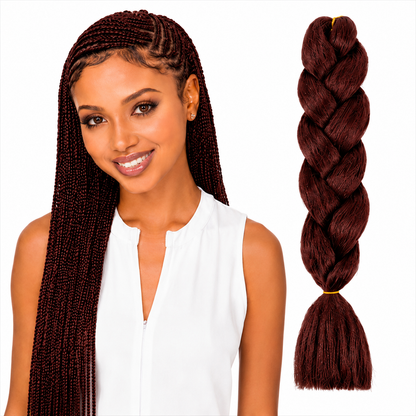 X-Pression Ultra Braids Non-Stretched Kanekalon Braiding Hair 82"