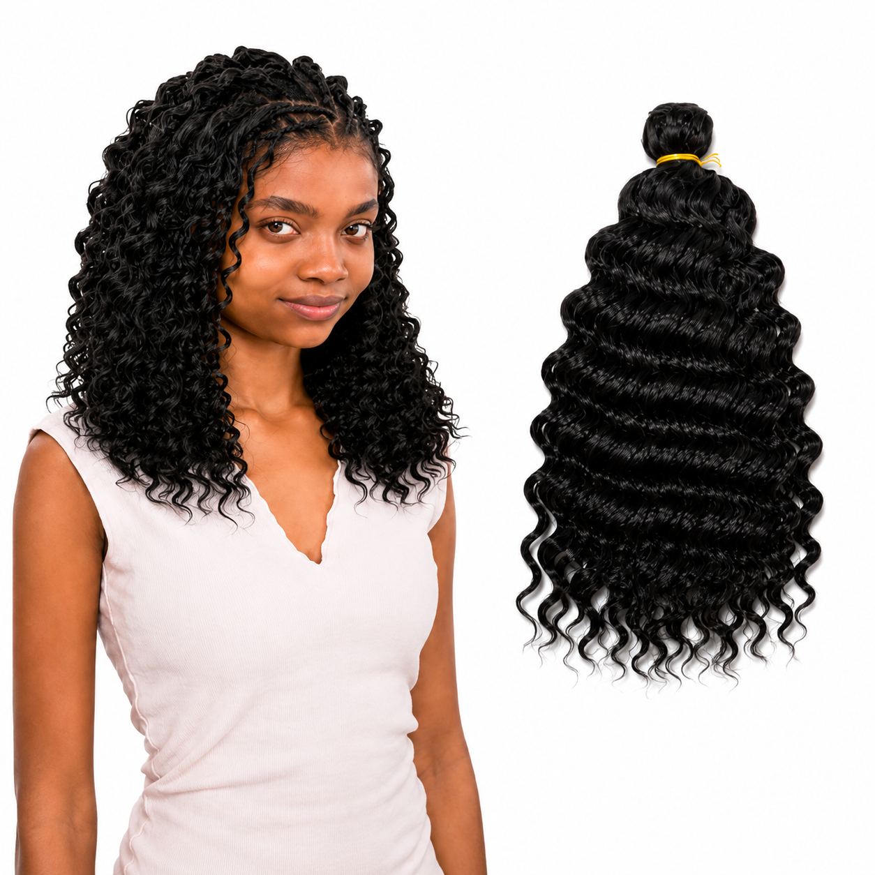 Kuknus Synthetic Baby Deep Twist Bulk 14"