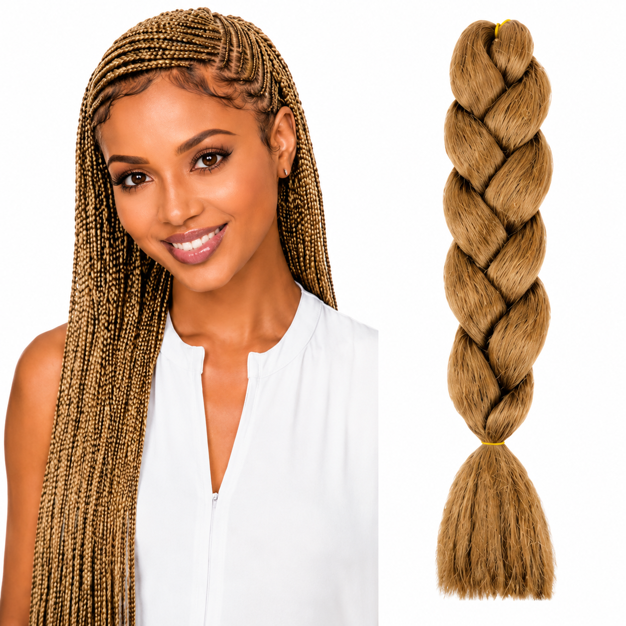 X-Pression Ultra Braids Non-Stretched Kanekalon Braiding Hair 82"