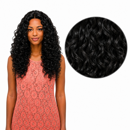 Sleek Fashion Idol 101 Synthetic Classic Brazilian Hair Peru Natural Weave 18"