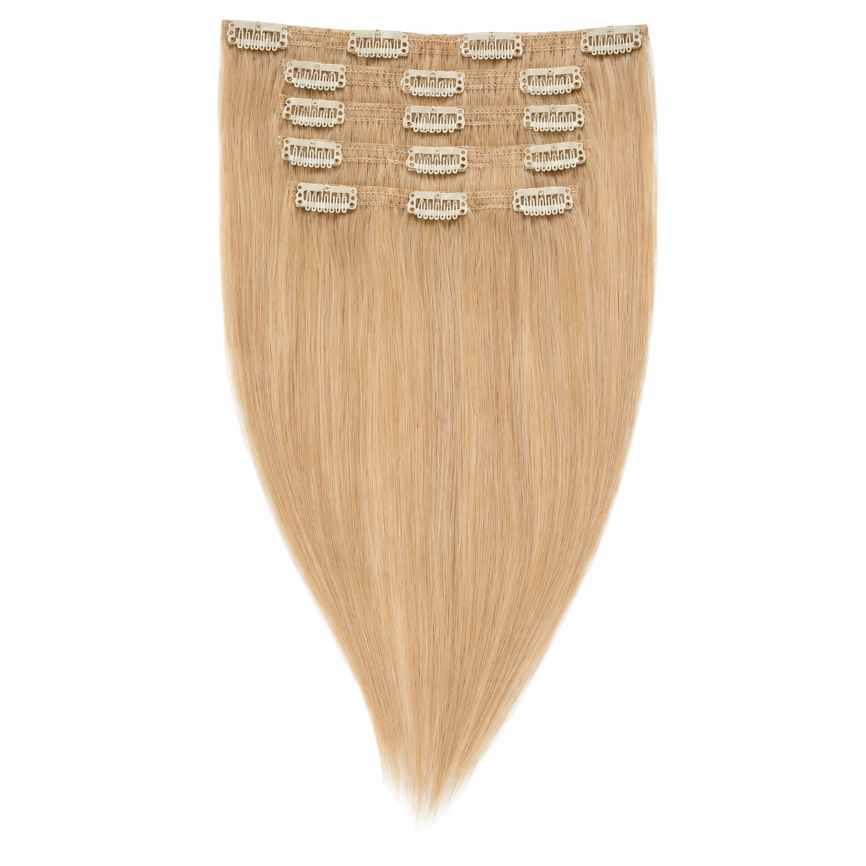 Darbro Doja Synthetic Silk Press Straight Clip-In Hair Extensions 22"