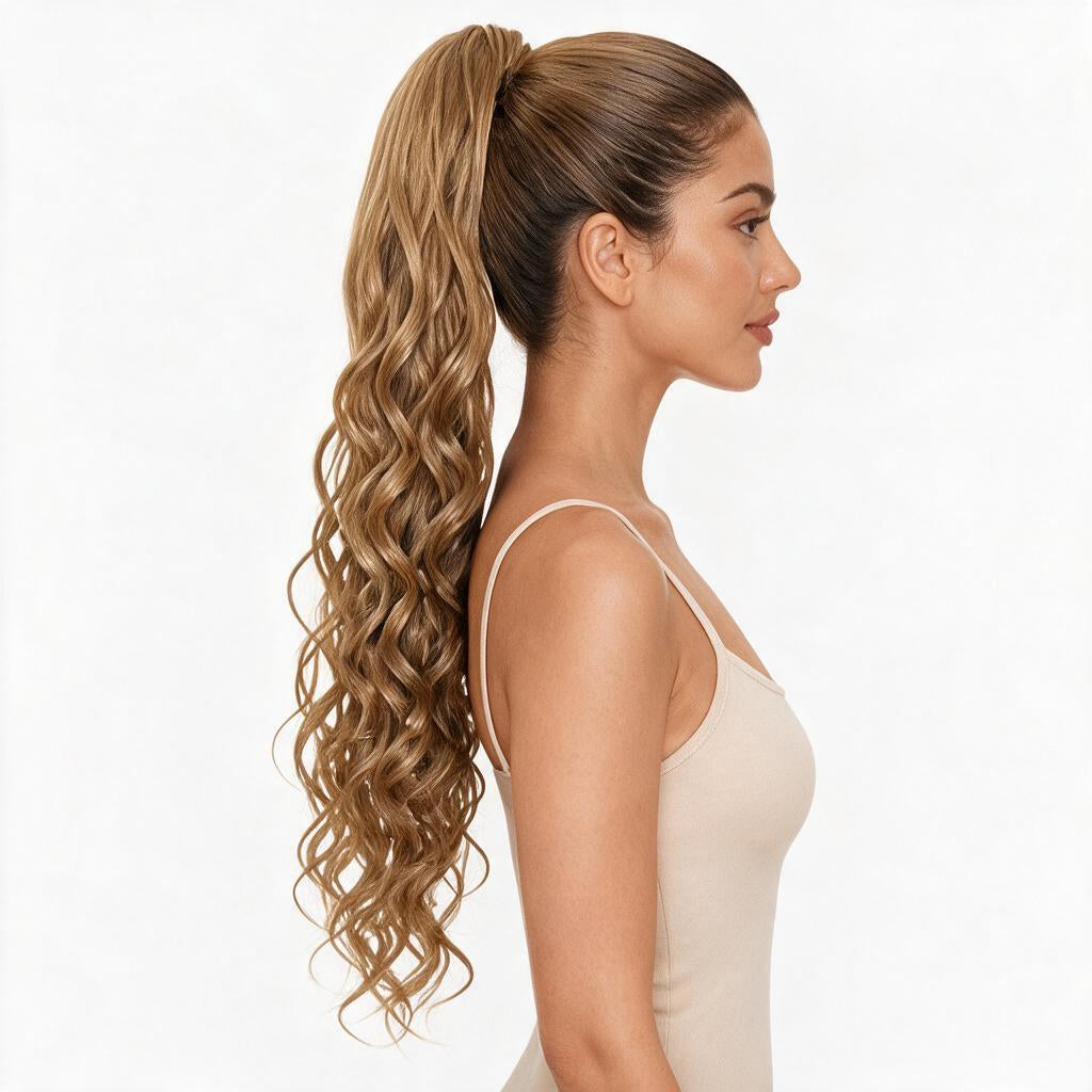 Kuknus Synthetic Jersey Girl Ponytail 26"
