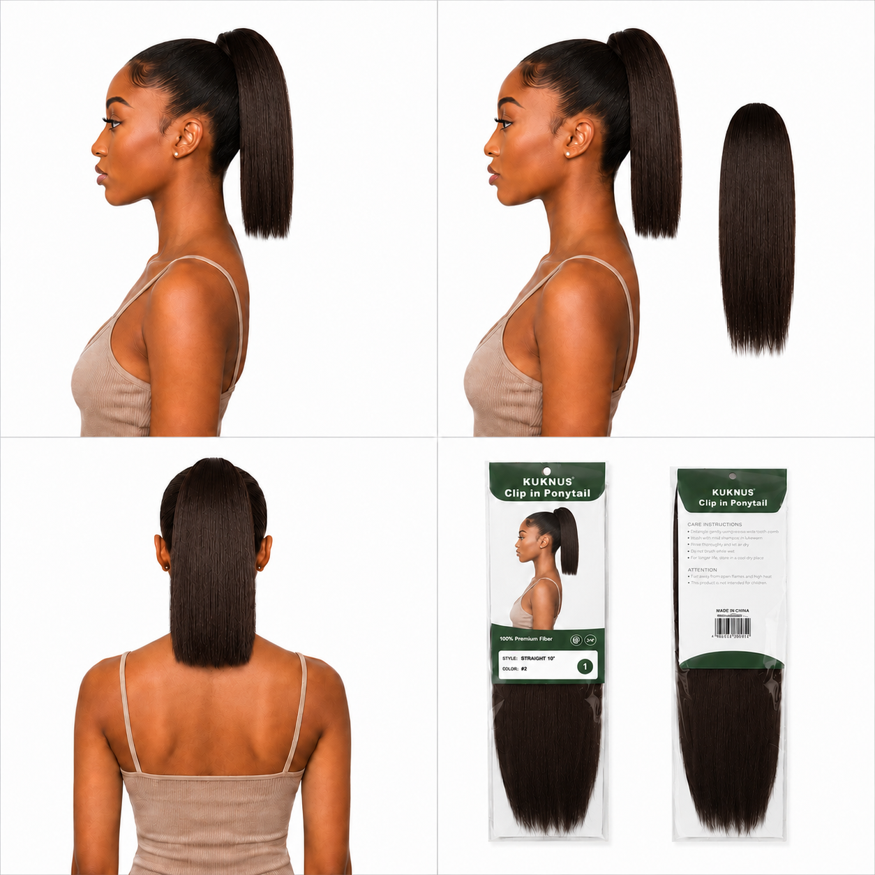 Kuknus Ponytail Style London Girl 10&