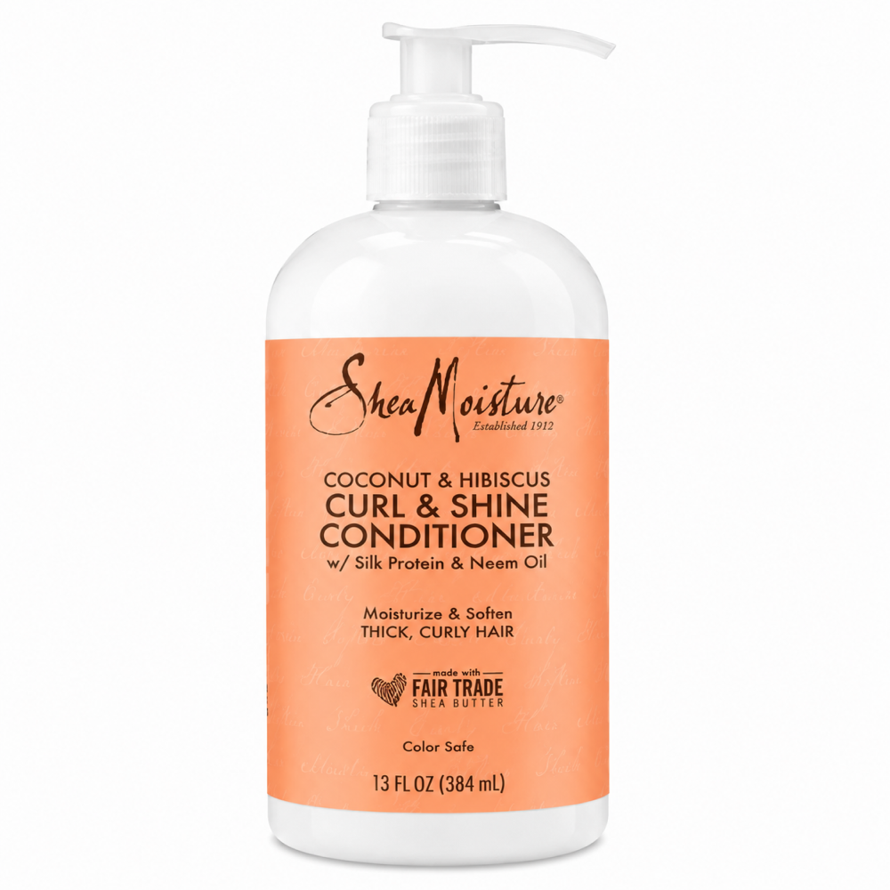 Shea Moisture Coconut &amp; Hibiscus Curl &amp; Shine Shampoo and Conditioner Pack