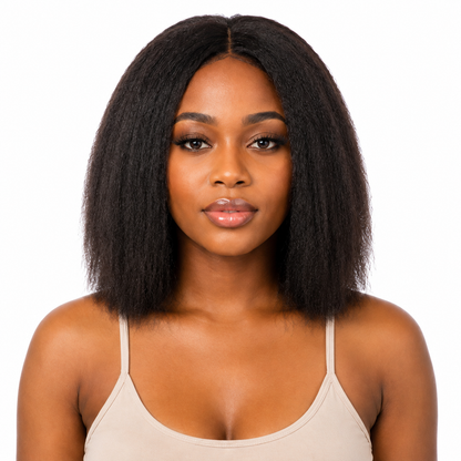 Ei 100% Unprocessed Virgin Brazilian Human Hair Extension Kinky Straight