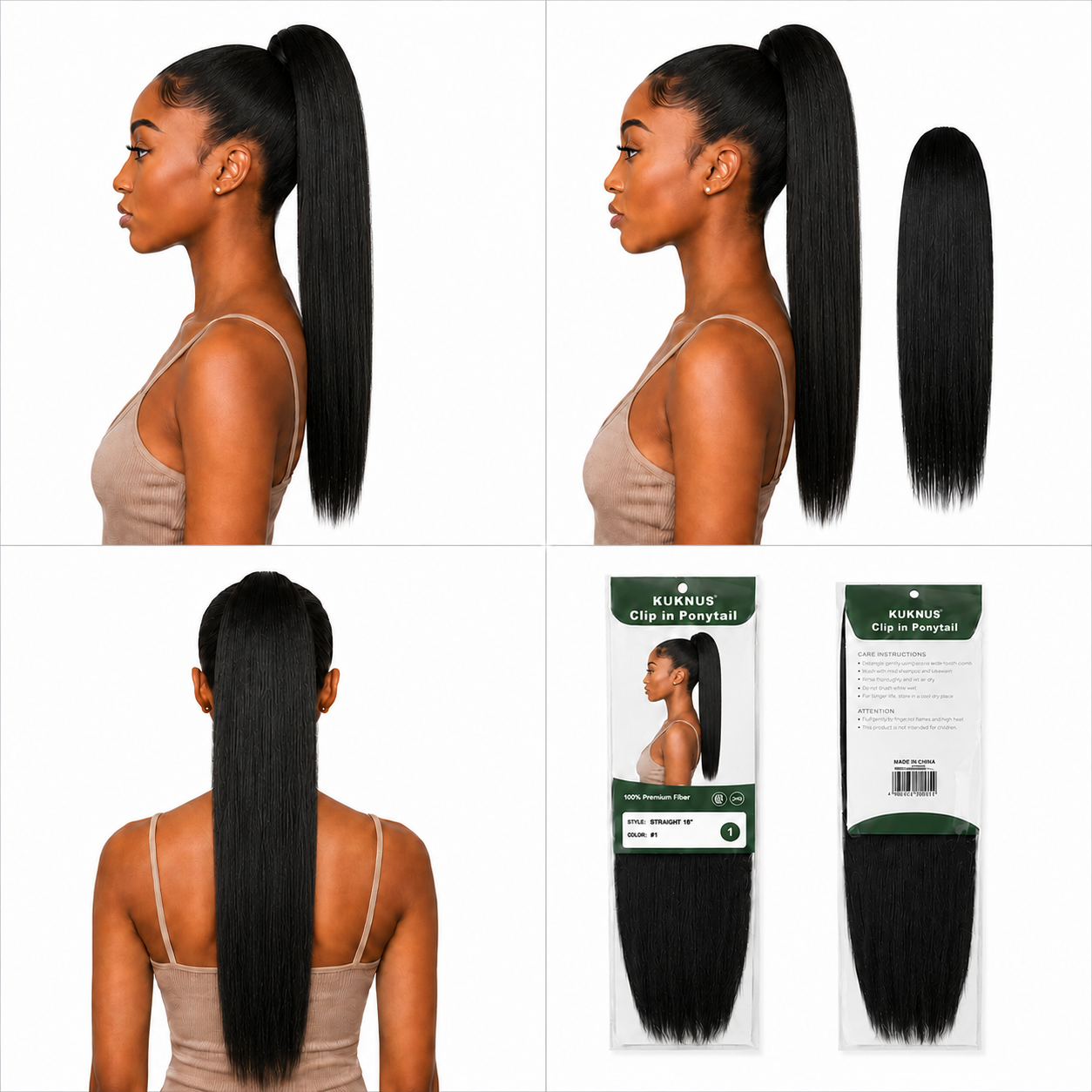 Kuknus Ponytail Style London Girl 18&