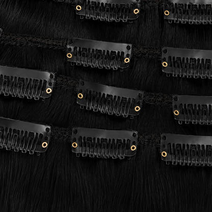 Darbro Doja Synthetic Silk Press Straight Clip-In Hair Extensions 18"