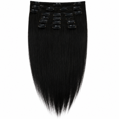 Darbro Doja Silk Press Straight Clip-In Synthetic Hair Extensions 18"