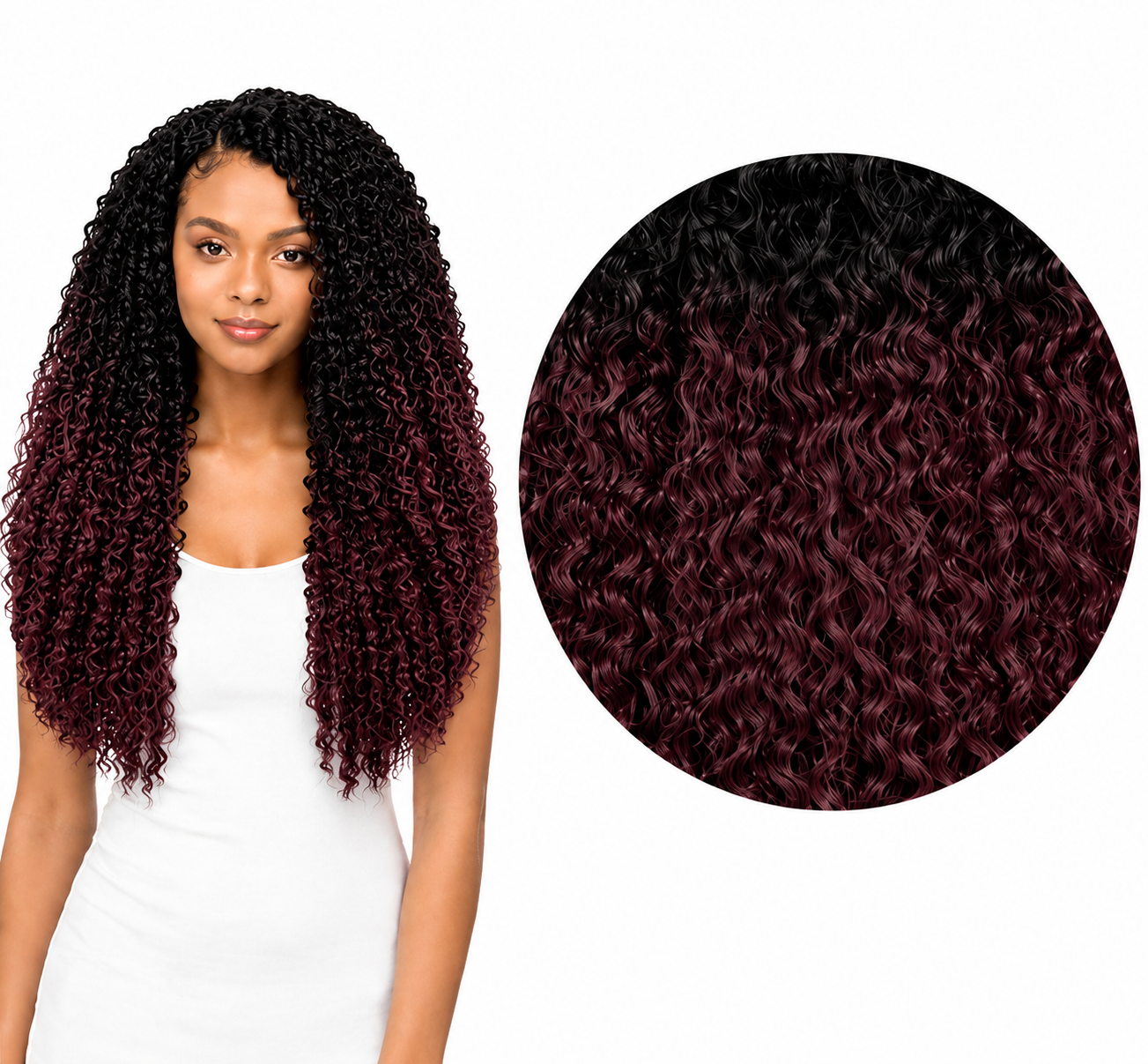 Sleek Fashion Idol 101 Synthetic Classic Brazilian Hair - Bolivie Natural Weave 20"