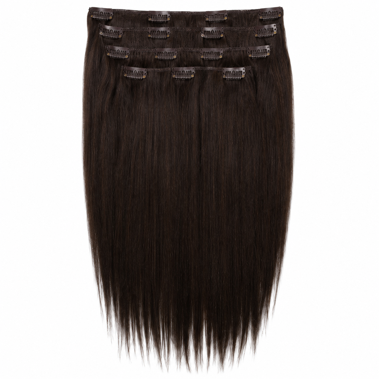 Darbro Doja Silk Press Straight Clip-In Synthetic Hair Extensions 22"
