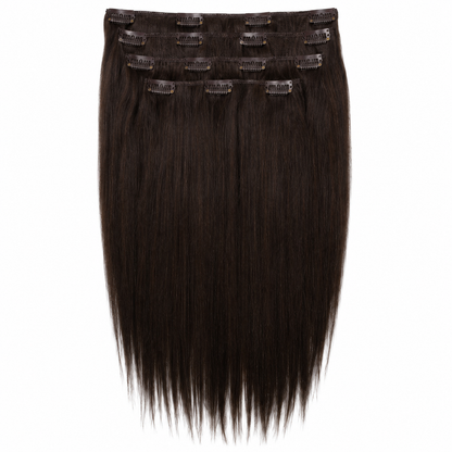 Darbro Doja Silk Press Straight Clip-In Synthetic Hair Extensions 22"