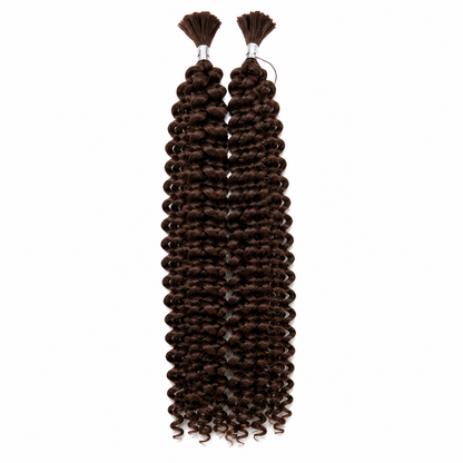 Kuknus Peruvian Remi Style Boho Water Bulk Synthetic Hair