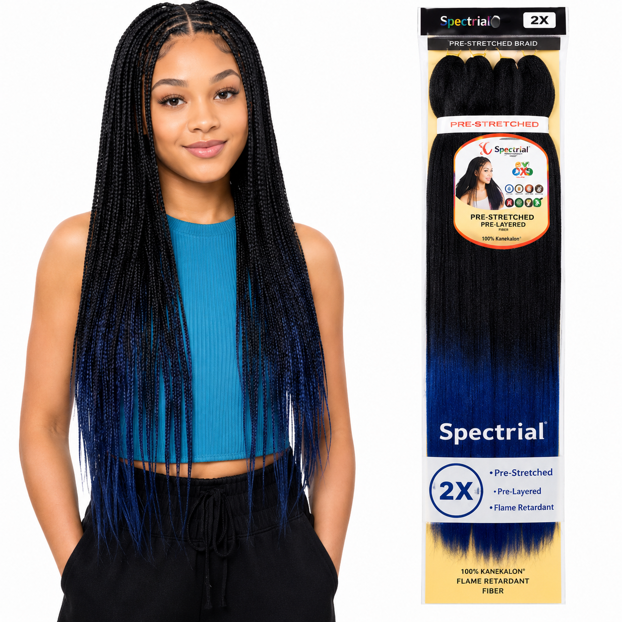 Kuknus Braids 2x Value Pack Pre-Stretched 26"