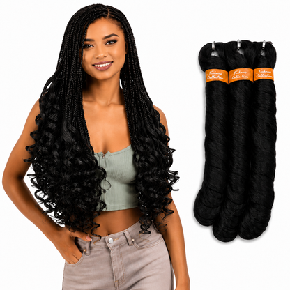 Kuknus Synthetic 3x French Curl Bulk 22"