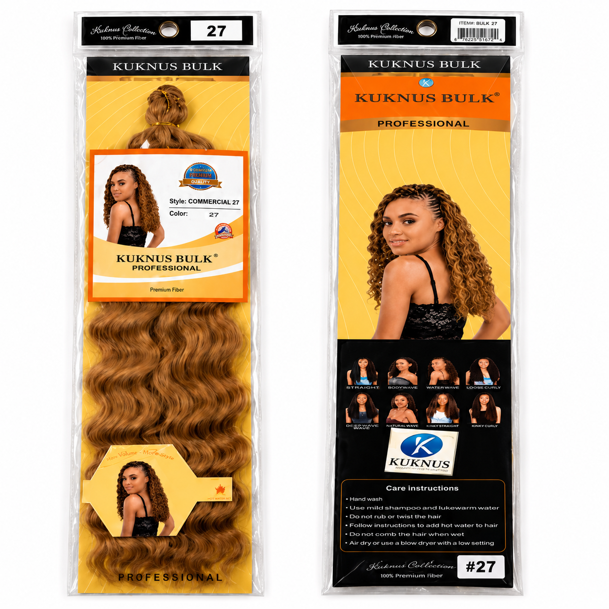 Kuknus Carribean Bulk Synthetic Braiding Hair